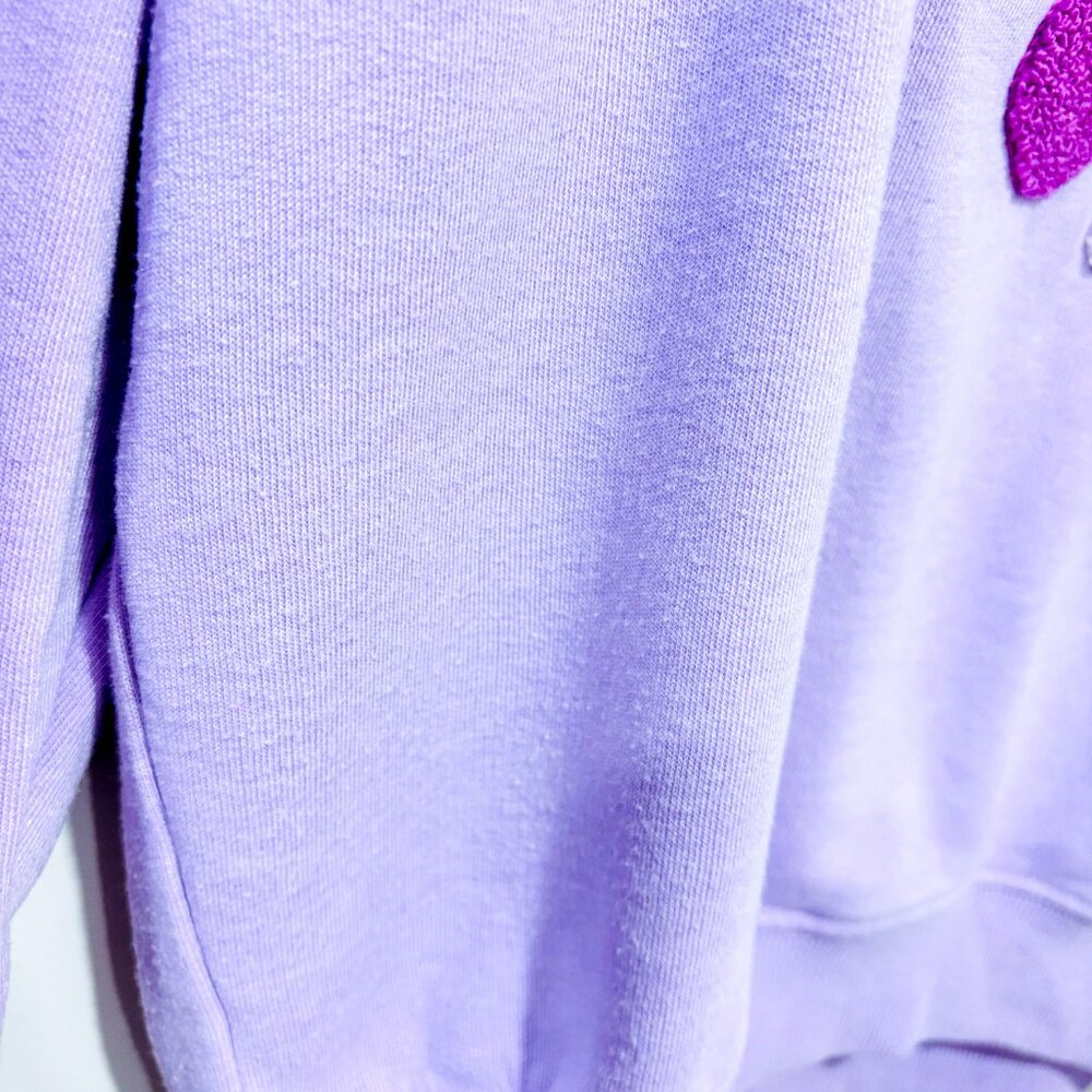 GEORGE Purple floral sweatshirt |‎ Playful casual | Large - Picture 6 of 9